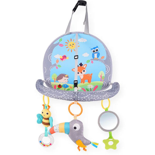 Hängendes Tier-Spielzeug mit Rasseln für Kinder | Bundle von 3
