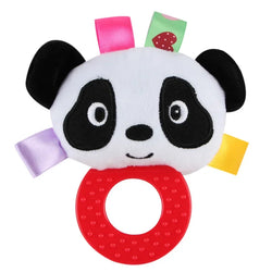 Panda | Pädagogisches Cartoon-Baby-Tier-Rasselspielzeug für Kinder