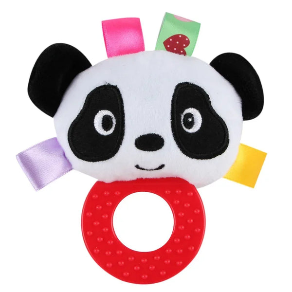 Panda | Pädagogisches Cartoon-Baby-Tier-Rasselspielzeug für Kinder
