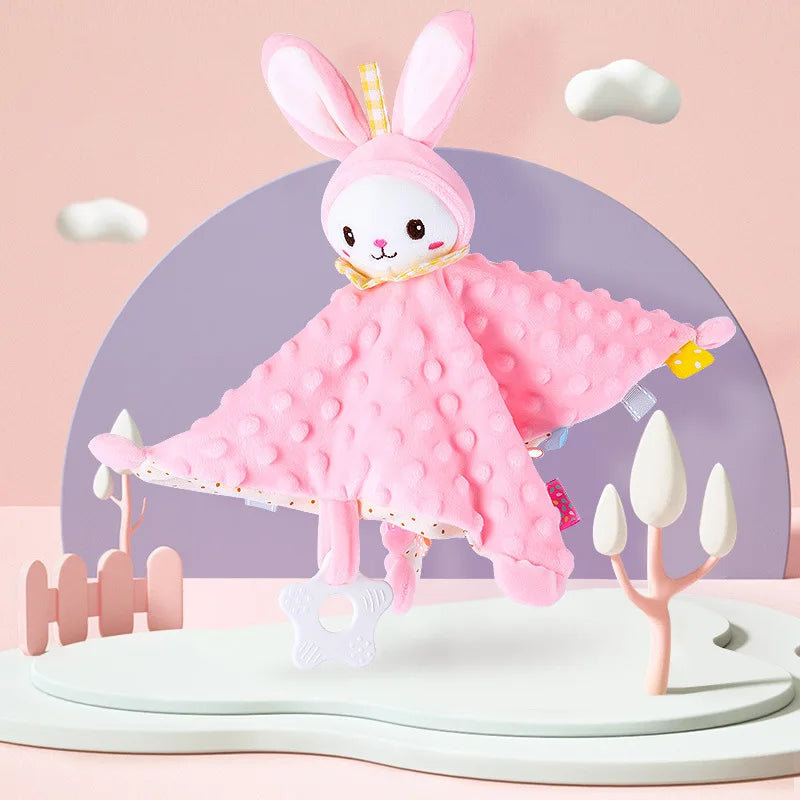 Lustiger Hase | Montessori Kuscheliges Plüschtier für Babys