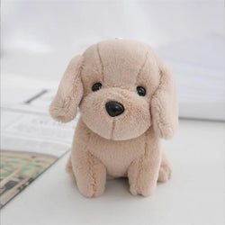 Light Brown | Stofftier Babyhund für Kinder