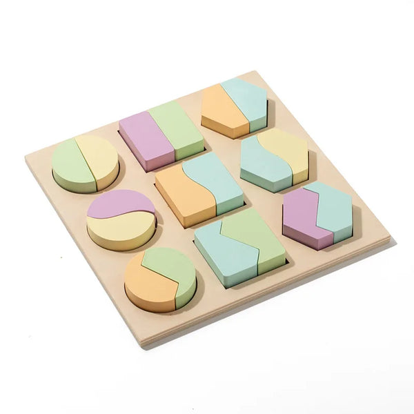 Montessori Holzformen-Puzzles | 3er-Bündel