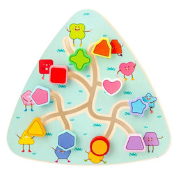 Geometrische Formen | Holz-Labyrinth-Puzzle-Spielzeug für Kinder