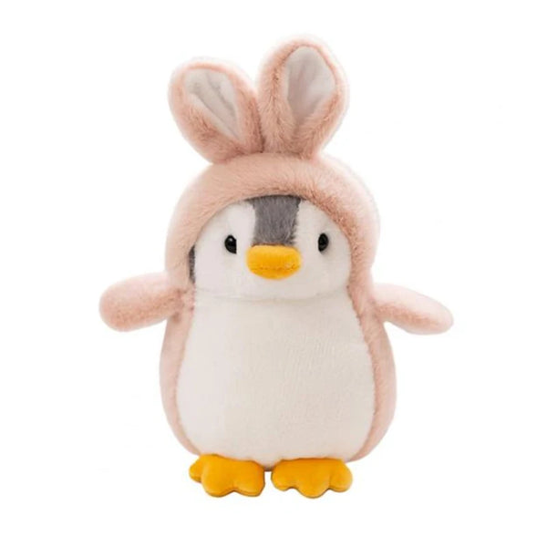 Pinker Pinguin | Weiches Plüschspielzeug für Kinder