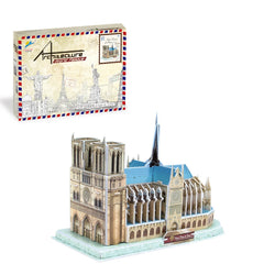 Kathedrale Notre Dame | Lernpuzzle zum Bauen für Kinder