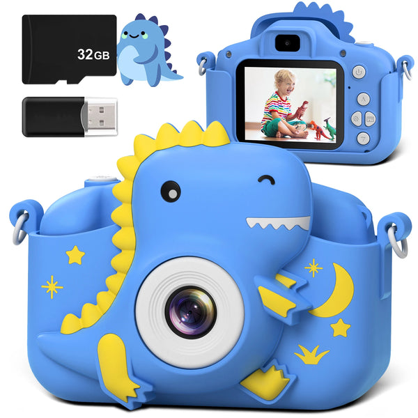 Blaue Kinderkamera | Digitale Kameraspielzeug für Kinder