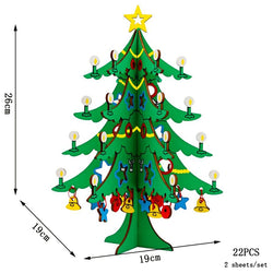 Weihnachtsbaum | Holzpuzzle-Konstruktionsspielzeug für Kinder