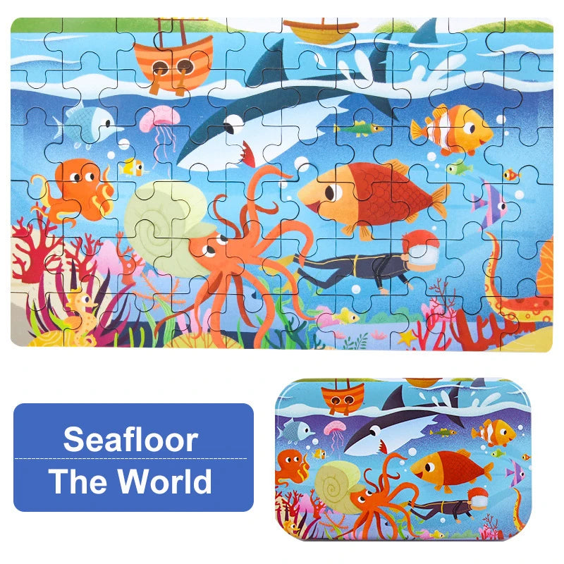 Entdeckung Frühe Lernpuzzle für Kinder | Set von 3