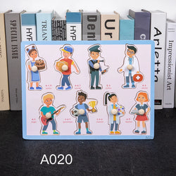 JobJuniors | Hölzerne Puzzles Lernspielzeug