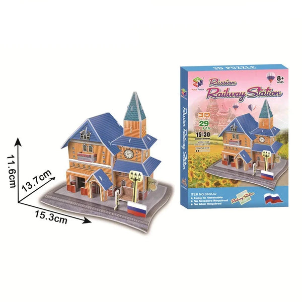 Welterbe Architektur-Puzzle für Kinder | 3er-Bundle