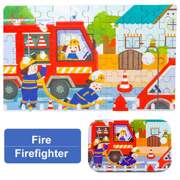 Kreativ Frühe Lernpuzzle für Kinder | Set von 2