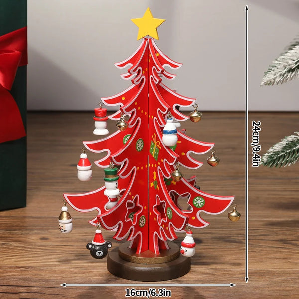 Schneeferien-Baum | Weihnachtsbaumschmuck Spielzeug für Kinder