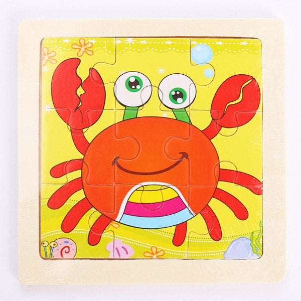 HappyCrab | 3d Puzzle Spiel Frühes Lernen Bildung