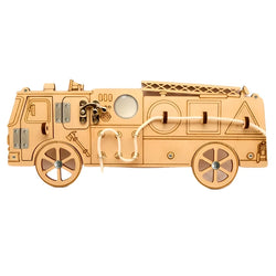 FirePup | 3 Bündel Montessori-Wagen-Spaß aus Holz