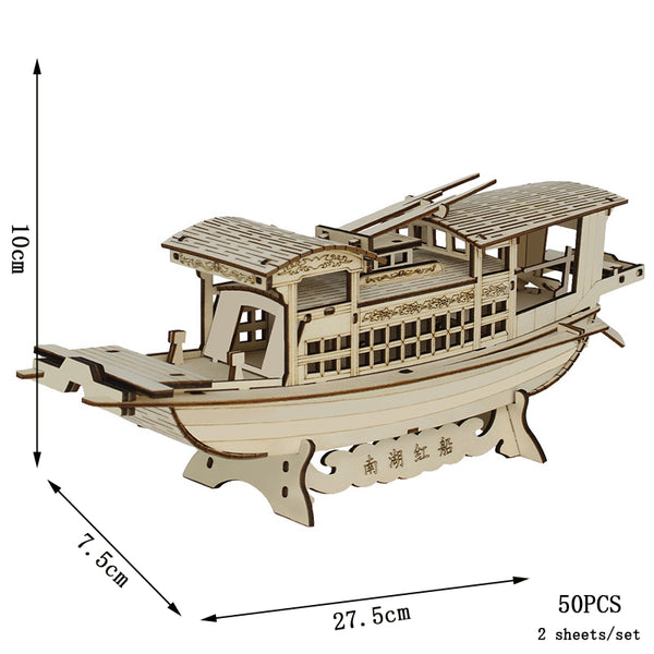 Captain's | 3D-Holzboot-Puzzle
