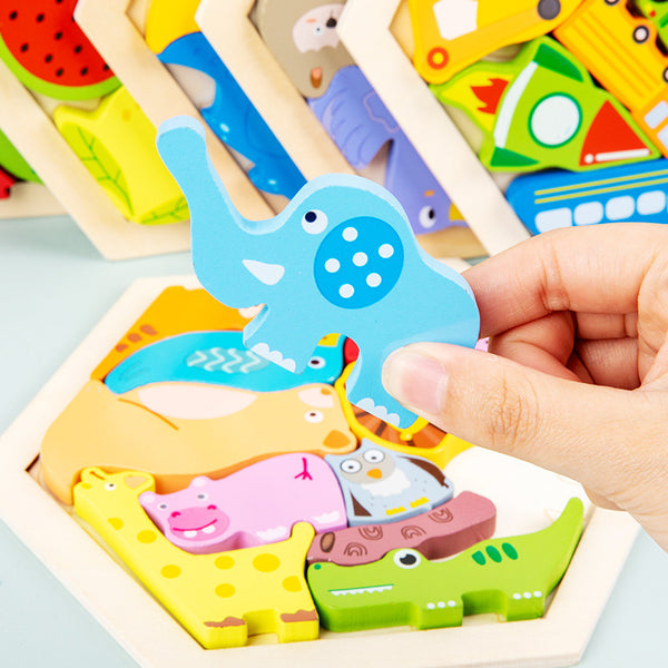 PuzzlePals | Holzpuzzle Kinderspielzeug