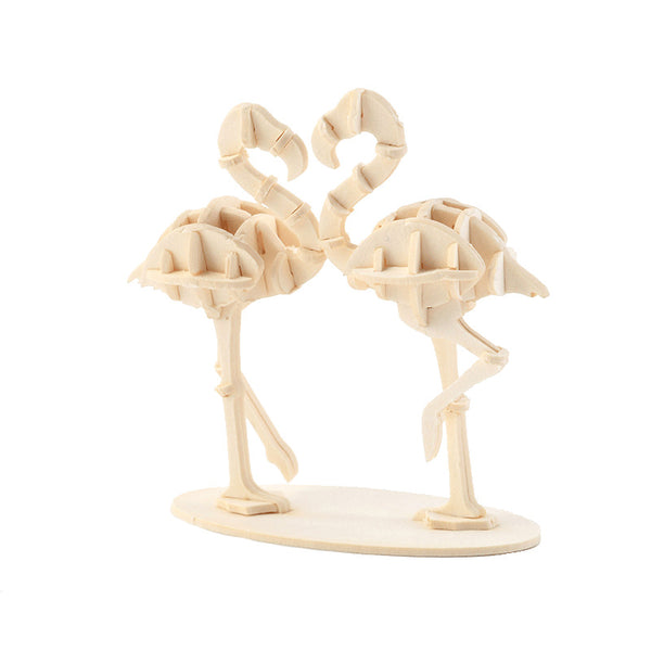 WiseBuds | 2 Bündel 3d Holzpuzzle Tiere