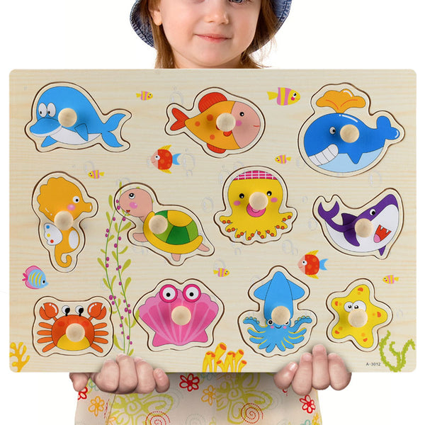 SproutSmart | Montessori-Holzpuzzle