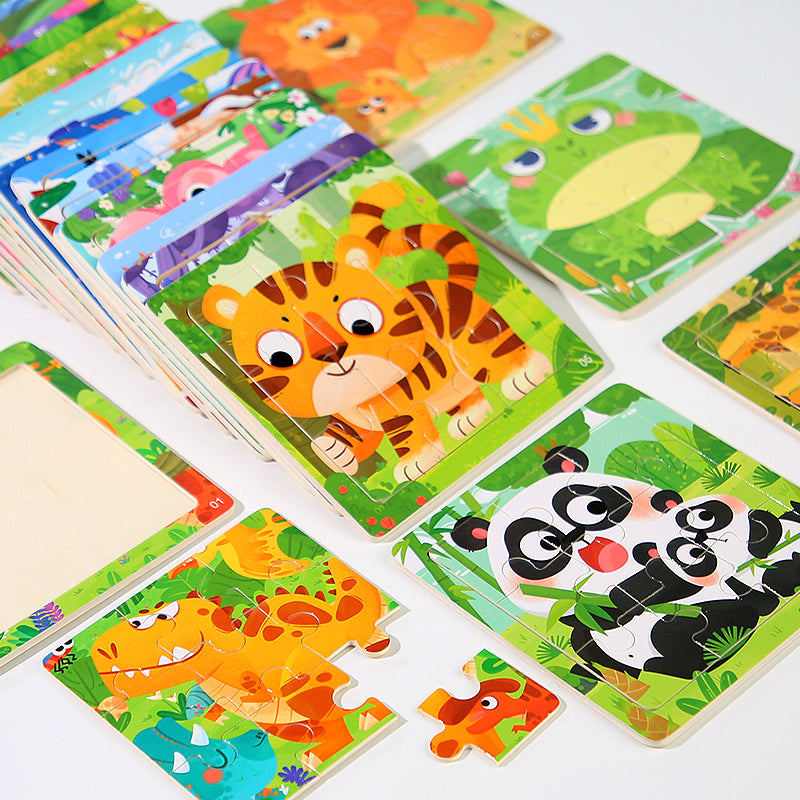 KiddoKonstruction | Wilde Weltwunder Puzzle