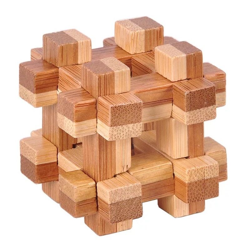 CraftyChallenge | Holzspielzeug Spiel Puzzle