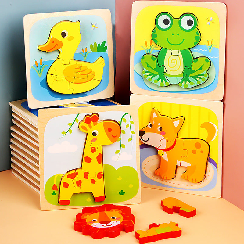 SniffySort | 3D-Puzzle Schwein aus Holz