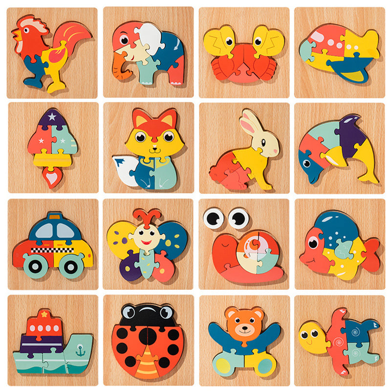 WizzyWoofers |  3D Elefant Holzpuzzle