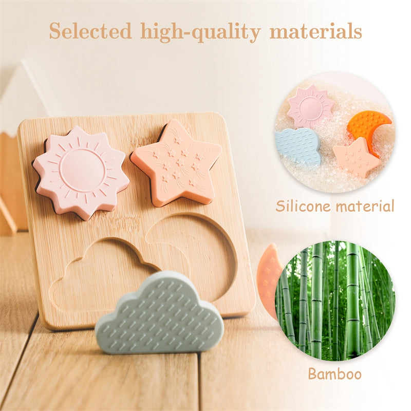 ShapeHarmony | Holzpuzzle Silikonspielzeug