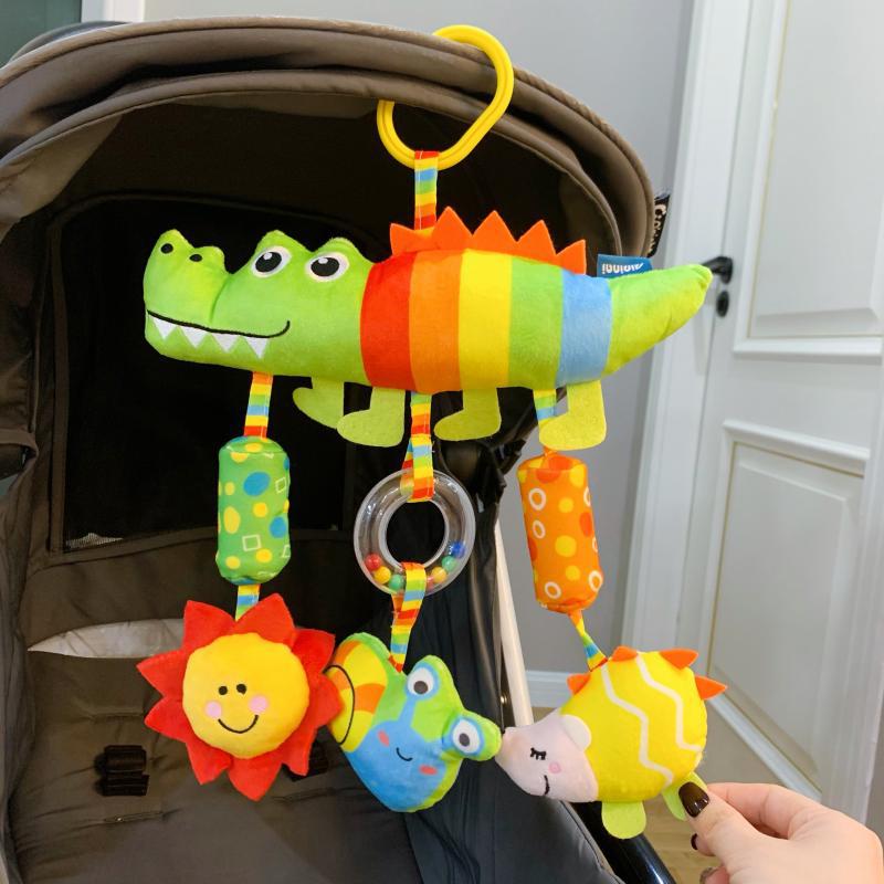 RainbowRingers | Raupen Kinderwagen Hängespielzeug