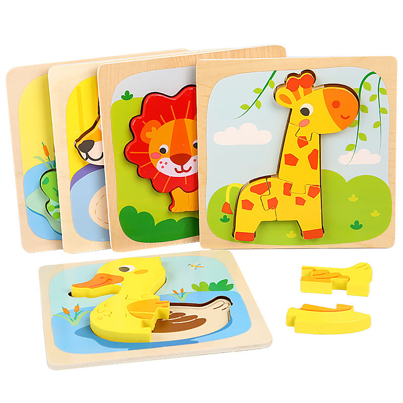 SniffySort | 3D-Puzzle Schwein aus Holz