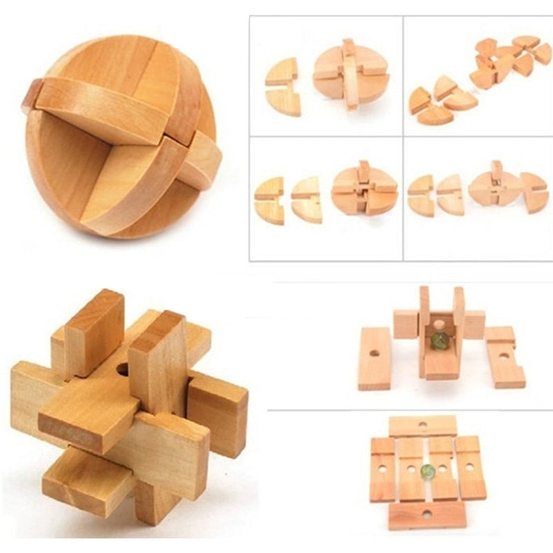 CraftyChallenge | Holzspielzeug Spiel Puzzle