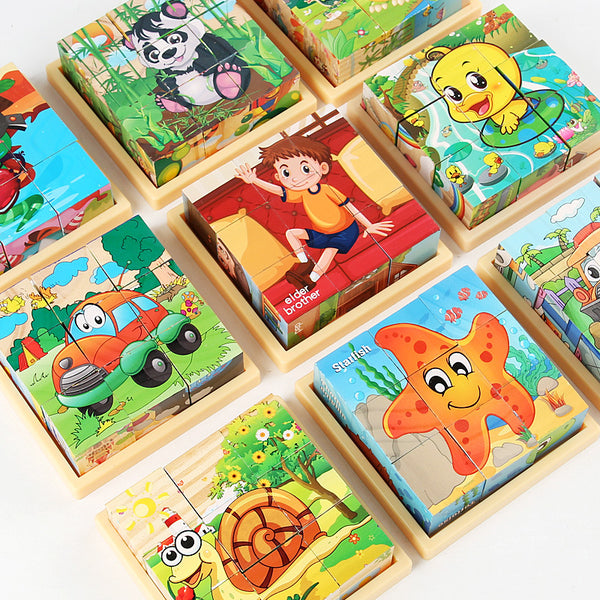 CreatureCubes | 3D-Würfel-Holzpuzzle