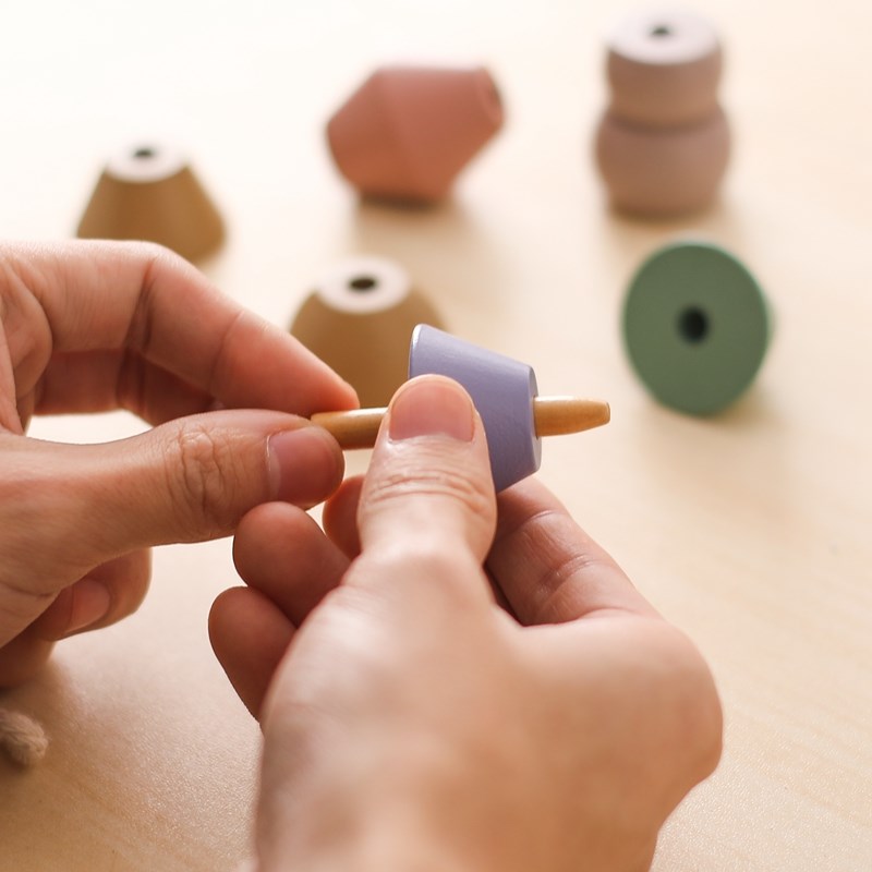 TinyMaze | Hölzernes Tier-Fingerspielzeug