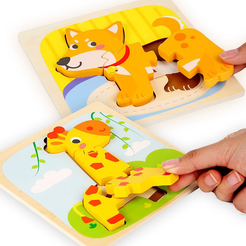 SniffySort | 3D-Puzzle Schwein aus Holz