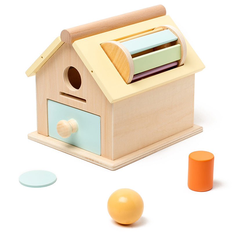 BusyBarnyard | Hölzernes Haus Sortierspielzeug