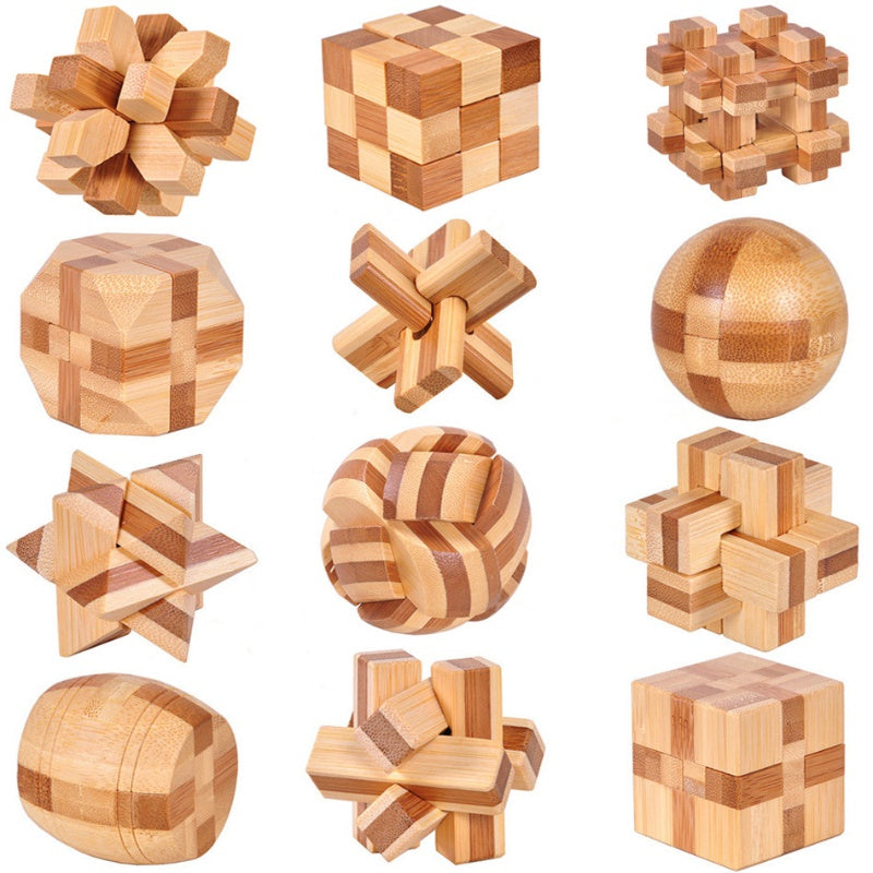 CraftyChallenge | Holzspielzeug Spiel Puzzle