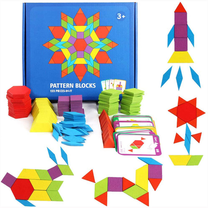 ShapeShifters | Holzmuster-Blöcke Puzzle