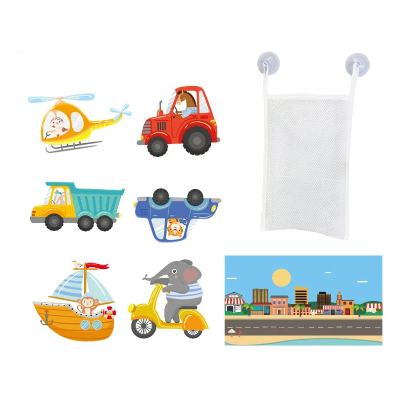 StickySplash | Tieraufkleber Badespielzeug