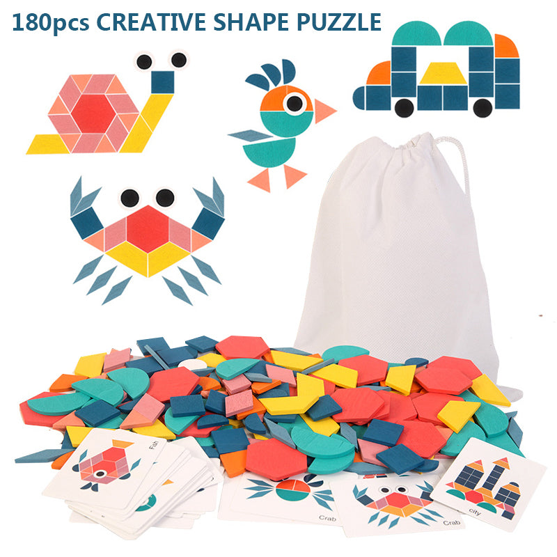 RainbowRealm | Holzpuzzle-Brettset