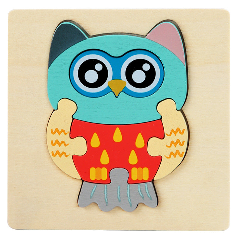 WiseOwl |  Tangram-Holzpuzzle Eule