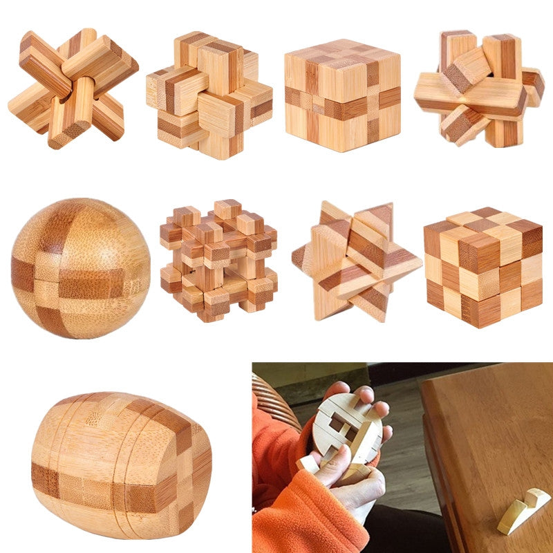 CraftyChallenge | Holzspielzeug Spiel Puzzle