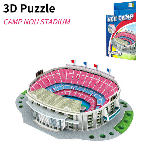 FanZone | 3 Bündel 3d Papier Stadion Puzzle