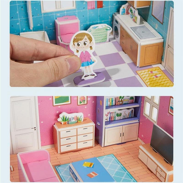 TinyWashroom | 3d Badezimmer Stereo Puzzle