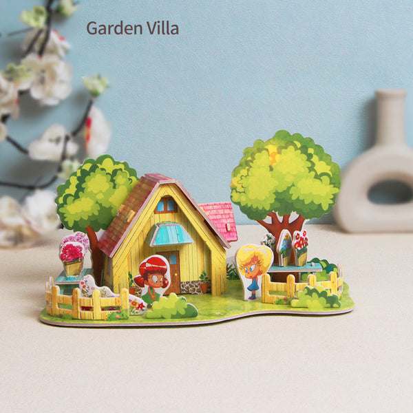 HomeAdventures | 3 Bündel 3d Papierpuzzle Haus