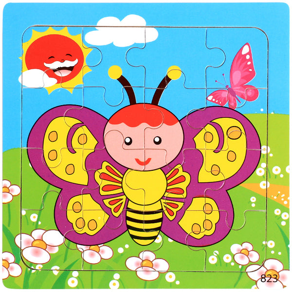 FlutterFlight | 2 Bündel Holzpuzzle