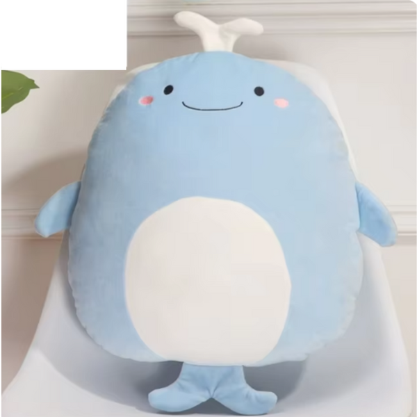 SplashyWhale | Entzückendes Squishy-Plüsch-Kissen