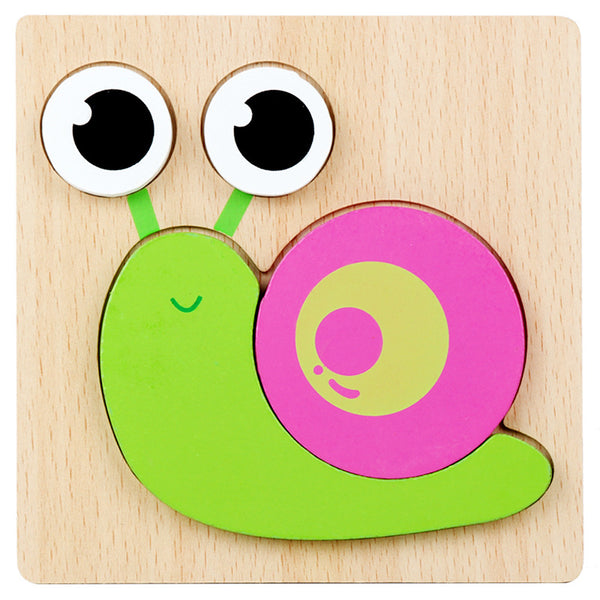 CritterColors  | Montessorri Holzpuzzle