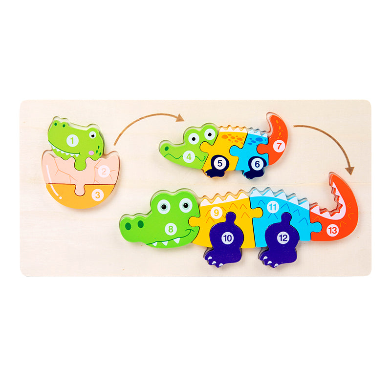 CrocoSmile | Baby-Holzpuzzle