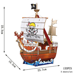MerryVoyager | Segelschiff Holzpuzzle