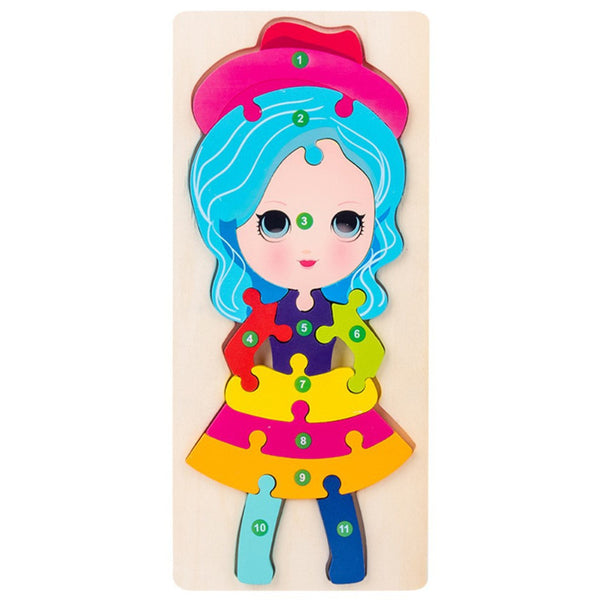 FantasyGirl | 3D-Holzpuzzle