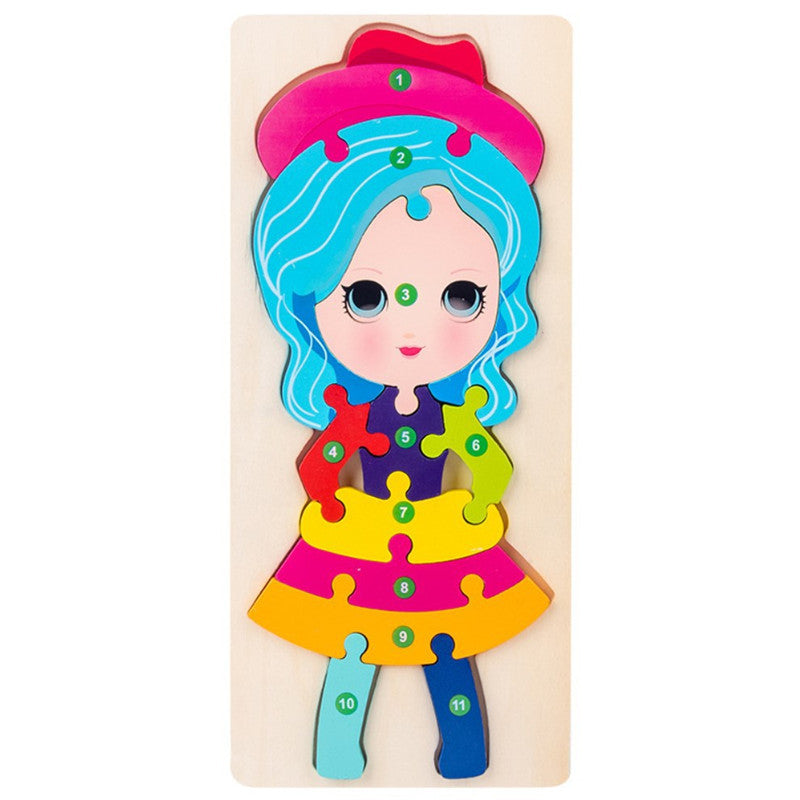 FantasyGirl | 3D-Holzpuzzle